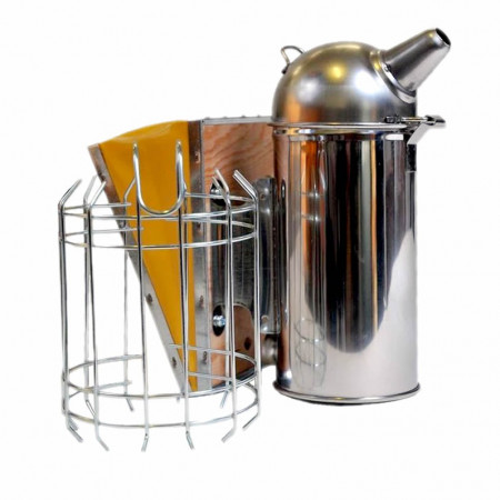 Stainless steel 10 cm smoker with protection grille Best Price
