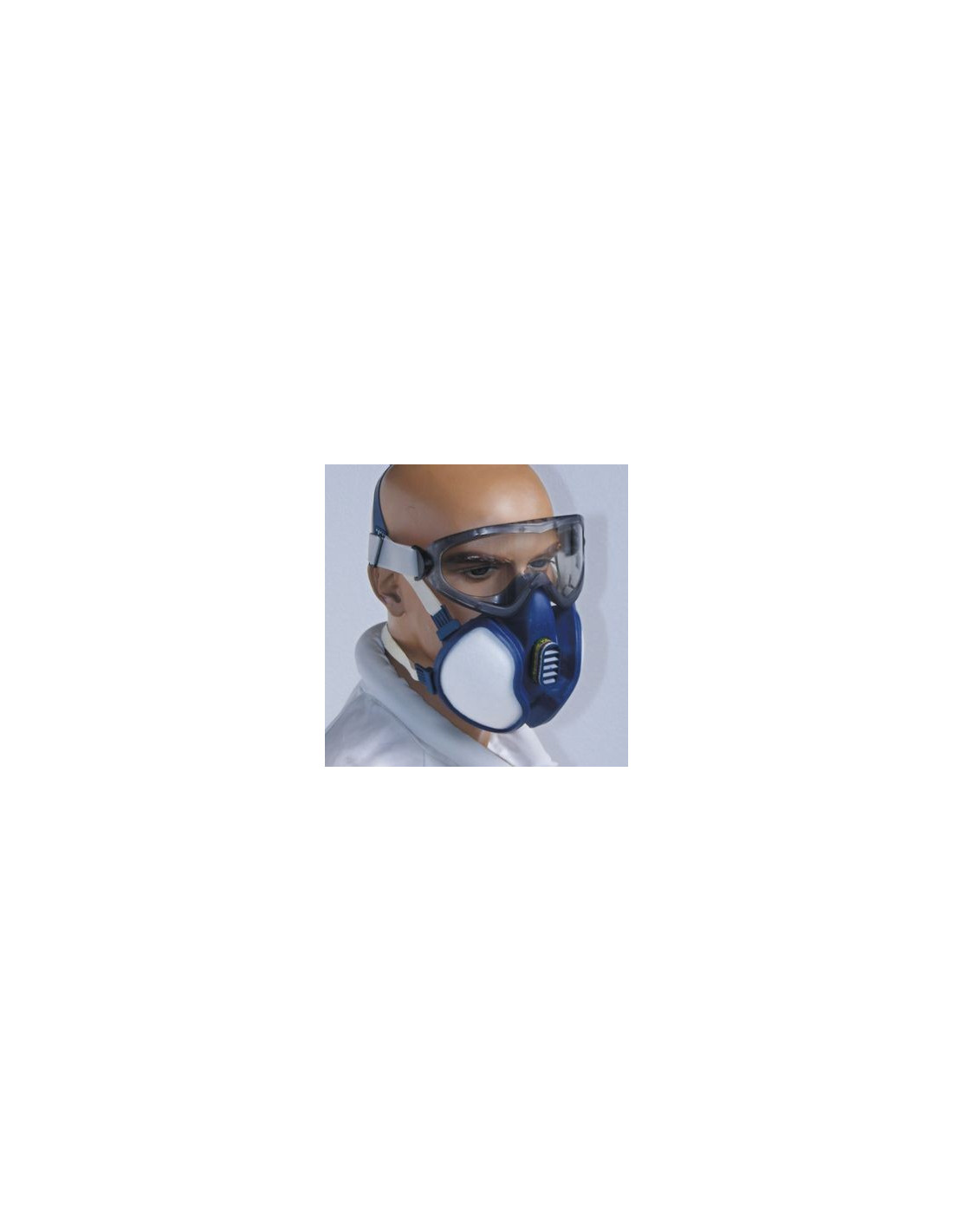 Respirateur masque-facial, KIT avec lunettes-utile pour les