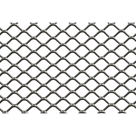 Microstretched stainless steel mesh 200X380 mm (rhomboid space