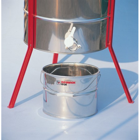 20 kg stainless steel bucket for honey extractor, with handle