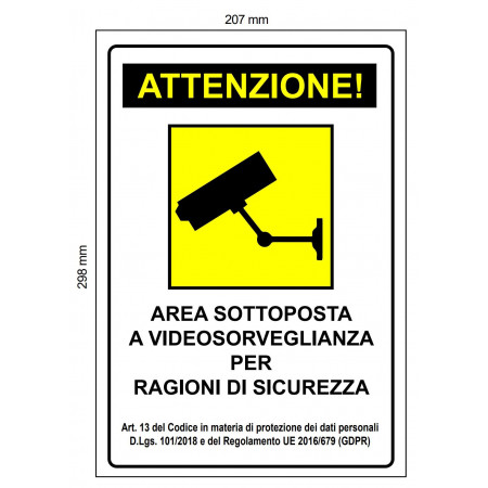 Sign "AREA SUBJECT TO VIDEO SURVEILLANCE" Best Price, shop