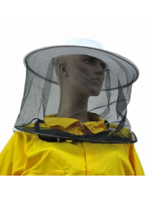 Maschera quadrata per apicoltura in rete e tulle senza cappello