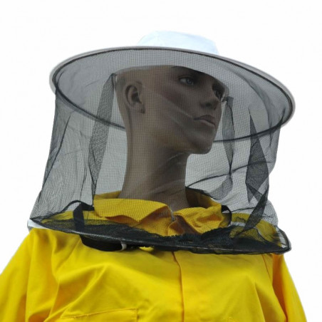 Cotton tulle bee veil with round cotton hat Best Price, shop
