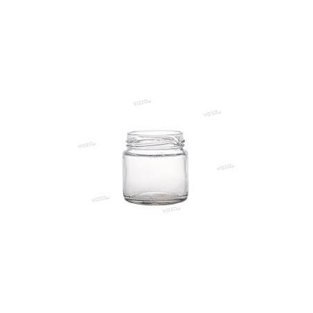 Vaso vetro ml 106 "basso" (gr 125 di miele) bocca 53, conf. 40