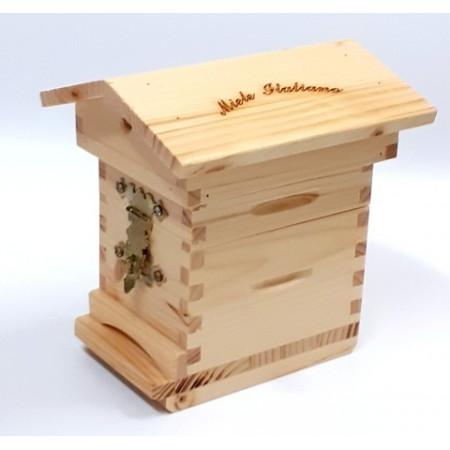 copy of Sparschwein in Form eines Bienenstocks aus Holz Bester