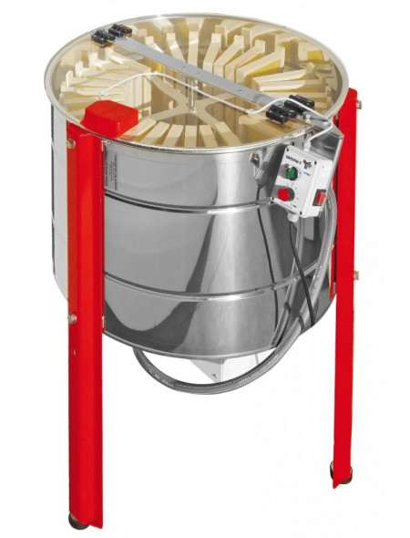 Honey extractor with radial cage  28 DB - Flamingo - stainless steel, “Gamma” motor