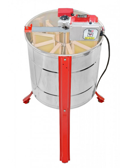 Motor radial honey extractor. "Radial für 9 Rahmen, elektr", Dadant, Top motor, stainless steel cage