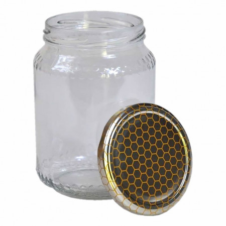 Glass honey jar, 1000 g, 12 pieces Best Price, shop, shopping