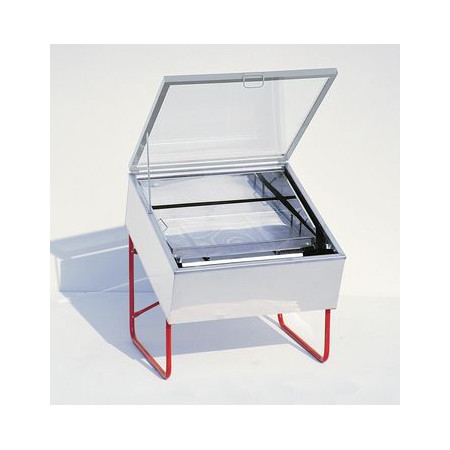 Solar wax melter "Grande Inox", stainless steel, double walled