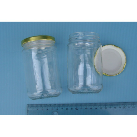 Glass pollen jar, 314 ml - 200 g (28 pieces) Best Price, shop
