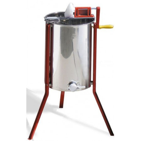 “Quattro”, low-cost manual tangential honey extractor, with